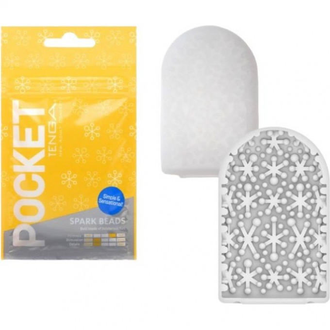 Мастурбатор TENGA POCKET SPARK BEADS POT-006 Мастурбатор TENGA POCKET SPARK BEADS POT-006
