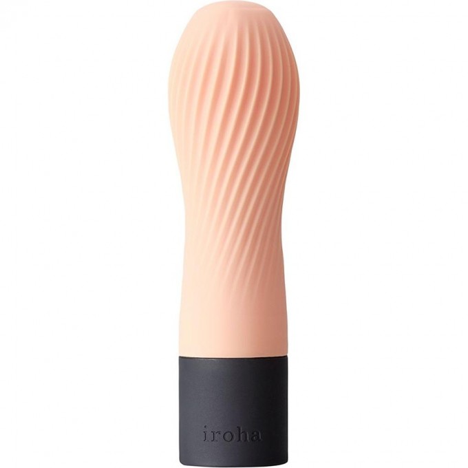 Персиковый рифленый мини-вибратор IROHA ZEN HANACHA - 12,7 см HMZ-02 Персиковый рифленый мини-вибратор IROHA ZEN HANACHA - 12,7 см HMZ-02